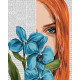 Картина за номерами Барвиста поезія: Блакитна орхідея 40x50см  КНО8583