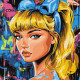 Картина за номерами Сучасна Попелюшка 40х40см  КНО8602