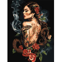 Картина за номерами Трояндова ворожка 30*40см  КНО8608