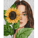 Картина за номерами Барвиста поезія: Соняшник 40x50см  КНО8632
