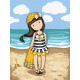 Картина за номерами Beach Belle Santoro Gorjuss Collection 30*40см  КНО8677