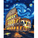 Картина за номерами Ніч у Римі 40х50см КНО3668