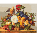 Картина за номерами Обід омелюха 40х50см КНО4396