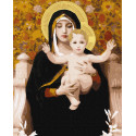 Картина за номерами Мадонна з ліліями 40х50см КНО4905
