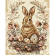Картина за номерами Великодній кролик 2 40х50см КНО5183