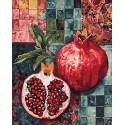 Картина за номерами Червоний гранат 40х50см КНО5204