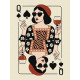 Картина за номерами Карта королеви 30х40см КНО5205