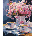 Картина за номерами Вишукане чаювання 40х50см КНО5684