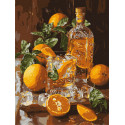 Картина за номерами Апельсиновий вечір 30х40см КНО5754