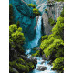 Картина за номерами Водоспад у горах 30х40см КНО6437