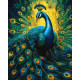 Картина за номерами Витончений павич 40х50см  КНО6578