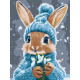 Картина за номерами Кролик з підсніжниками 30х40см КНО6751