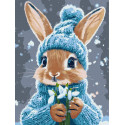 Картина за номерами Кролик з підсніжниками 30х40см КНО6751
