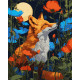 Картина за номерами Квіти під лапами 40*50см КНО6852