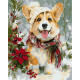 Картина за номерами Щасливий песик 40*50см КНО6855