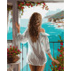 Картина за номерами Морська далечінь 40х50см КНО8316