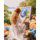 Картина за номерами Художниця 40х50см КНО8432