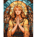 Картина за номерами Вітраж. Я прошу у небес 40х50см КНО8606