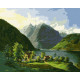 Картина за номерами Озерний пейзаж 40х50см КНО2884