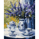 Картина за номерами Чаювання з лавандою 40х50см  КНО3272