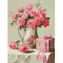 Картина за номерами Рожевий подарунок 30х40см КНО3318