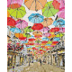 Картина за номерами  Яскрава вуличка  40*50см КНО3508