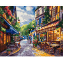 Картина за номерами Вуличка у Франції 40х50 см КНО3651