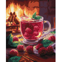 Картина за номерами Малиновий чай 40*50см КНО5750