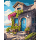 Картина за номерами Будинок на узбережжі 40х50 см КНО6331