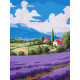 Картина за номерами Лавандові простори 30х40 см КНО6346