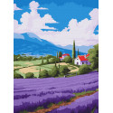 Картина за номерами Лавандові простори 30х40 см КНО6346