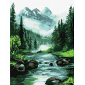 Картина за номерами Таємниче джерело 30х40см КНО6371