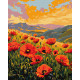 Картина за номерами Тиша серед маків 40х50см  КНО6385