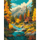Картина за номерами Осінь над потоком 40х50см КНО6416