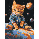 Картина за номерами Зоряний котик 30х40 см КНО6646