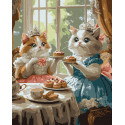 Картина за номерами Вечірка котячих леді 40х50см КНО6691