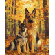 Картина за номерами Лісові друзі 40х50см КНО6844