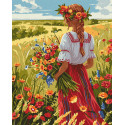 Картина за номерами У рідних полях 40х50см КНО8448