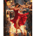 Картина за номерами Танець під дощем 40х50см КНО8498