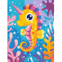 Картина за номерами Морський єдиноріг 30X40 см KBS0156