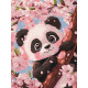 Картина за номерами Мила панда KBS0181 30х40см