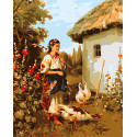 Картина за номерами Українське село 40*50 см LW 3161