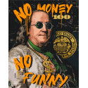 Картина за номерами Франклін. No money no funny. Золоті фарби 40*50 см LW 3284