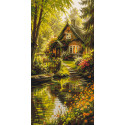 Картина за номерами Пейзаж. Лісова казка 40*80 см LW 5242