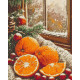 Алмазна мозаїка Цитрусовий аромат. Зима 40*50 см  OD 3548