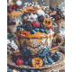 Алмазна мозаїка Ягідний натюрморт 40*50 см OD 3038-01