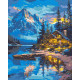 Алмазна мозаїка Пейзаж. Будинок біля озера 40*50 см OD 3207-01