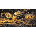 Алмазна мозаїка Космос. Сяйво планет 40*80 см OD 5188