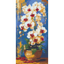 Алмазна мозаїка Королівські орхідеї. квіти 40*80 см OD 5217