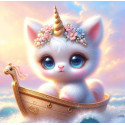Алмазна мозаїка  Чарівна подорож 20*20см S10189